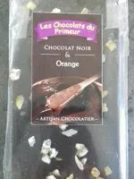 Sucre et nutriments contenus dans Les chocolats du primeur