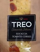 Zuckermenge drin Focaccia tomates cerises