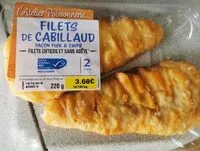 入っている砂糖の量 Filet de cabillaud façon fish and chips