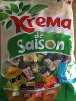 Quantité de sucre dans Bonbons Krema Fruits de Saison
