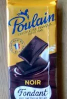 Amount of sugar in Chocolat noir fondant poulain