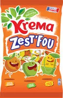 Quantité de sucre dans Zest'Fou - Confiseries aromatisées
