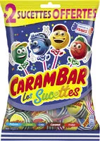 Quantité de sucre dans Carambar Les Sucettes Citron Cola Caramel Fraise