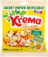 Quantité de sucre dans Krema goût fruits jaunes