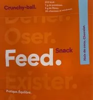 İçindeki şeker miktarı Crunchy-ball noix de coco chocolat