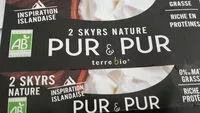 Sucre et nutriments contenus dans Pur pur