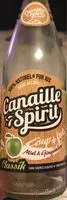 Sucre et nutriments contenus dans Canaille spirit