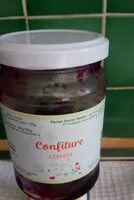 İçindeki şeker miktarı Confiture cassis