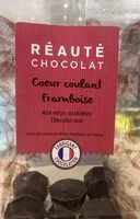 Sokerin määrä sisällä Coeur coulant framboise