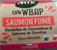 Suhkru kogus sees Wrap saumon fumé