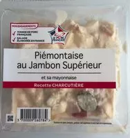 Suhkru kogus sees Piémontaise au jambon