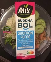 Suhkru kogus sees Buddha bol saumon fumé