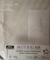 İçindeki şeker miktarı Galette lardons rissolés et chèvre affiné
