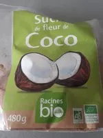 Suhkru kogus sees Sucre de fleur de coco