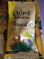 Suhkru kogus sees Chips De Banane Plantain Légèrerement Salées