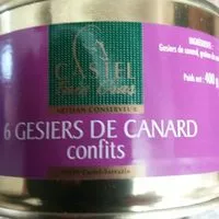 Sucre et nutriments contenus dans Castel foie gras