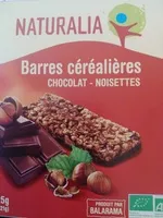 Cantidad de azúcar en Barres céréalières chocolat noisettes