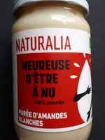 Jumlah gula yang masuk Purée d'amandes blanches
