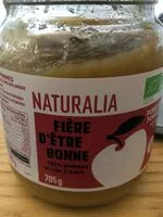 入っている砂糖の量 Purée de pommes sans sucres ajoutés
