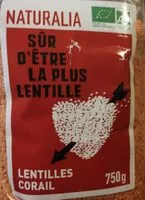 Zuckermenge drin Lentilles corail