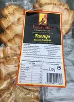 Suhkru kogus sees Fannys Biscuits Feuilletés