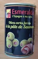 Suhkru kogus sees Olives vertes farcies à la pâte de saumon