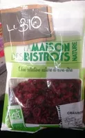 Suhkru kogus sees Cranberries