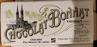 含糖量 Chocolat bonnat Trinité Antilles 75% de cacao