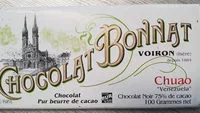 含糖量 Chocolat Noir Chuao