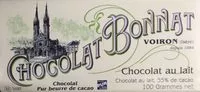 Amount of sugar in Chocolat au Lait 55%