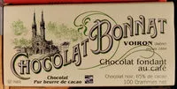 Amount of sugar in Chocolat fondant au café