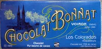 Amount of sugar in Chocolat Bonnat, Los Colorados "Équateur"