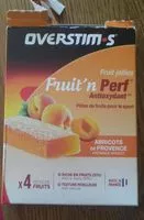 Quantité de sucre dans Fruit'n perf