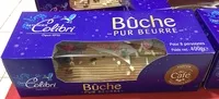 Suhkru kogus sees Bûche pâtissière au beurre