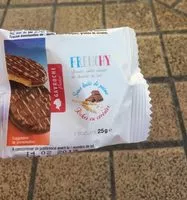 Quantité de sucre dans Biscuits sablés nappés de chocolat au lait