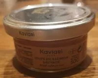 चीनी की मात्रा Oeufs de saumon sauvage de pacifique