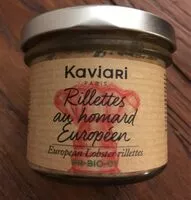 Zuckermenge drin Rillettes au homard Européen
