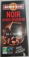 含糖量 Chocolat noir intense dégustation