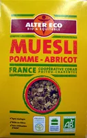 Muesli pomme abricot bio et equitable