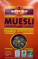 Muesli croustillant choco bio