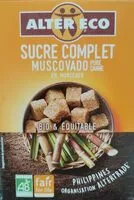 Sokerin määrä sisällä Sucre complet muscovado