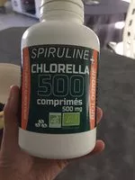 Sucre et nutriments contenus dans Spiruline