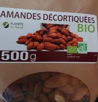 Zuckermenge drin Amandes décortiquées