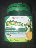 Jumlah gula yang masuk Forte Pahrma Minigum Defenses Gout Pomme X50