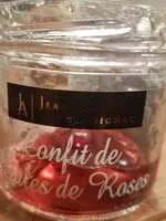 Jumlah gula yang masuk Confit de pétales de roses