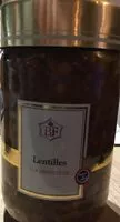 Quantité de sucre dans Lentilles à la graisse d'oie