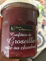 Amount of sugar in Confiture de groseille cuite au chaudron