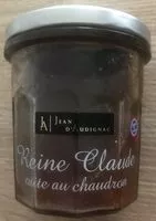 Cantidad de azúcar en Confiture reine claude