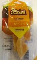 Quantité de sucre dans 80G Melon Deshydrate O'soleil