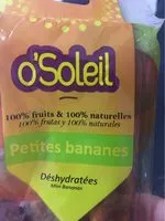 Sucre et nutriments contenus dans O-soleil